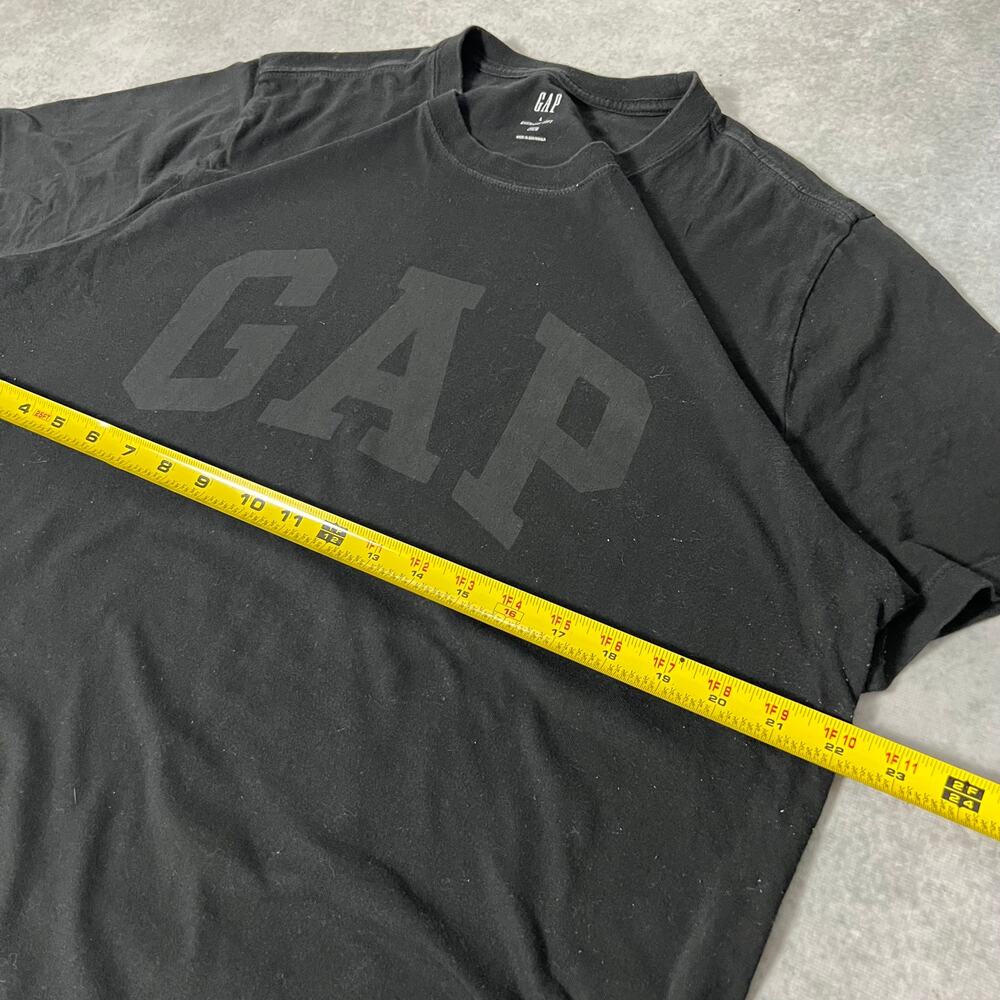 Everyday Soft Men's Black Gap Logo T-Shirt Size L - Picture 4 of 8